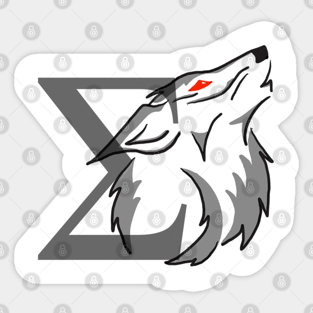 Sigma wolf Sticker by Gavlart